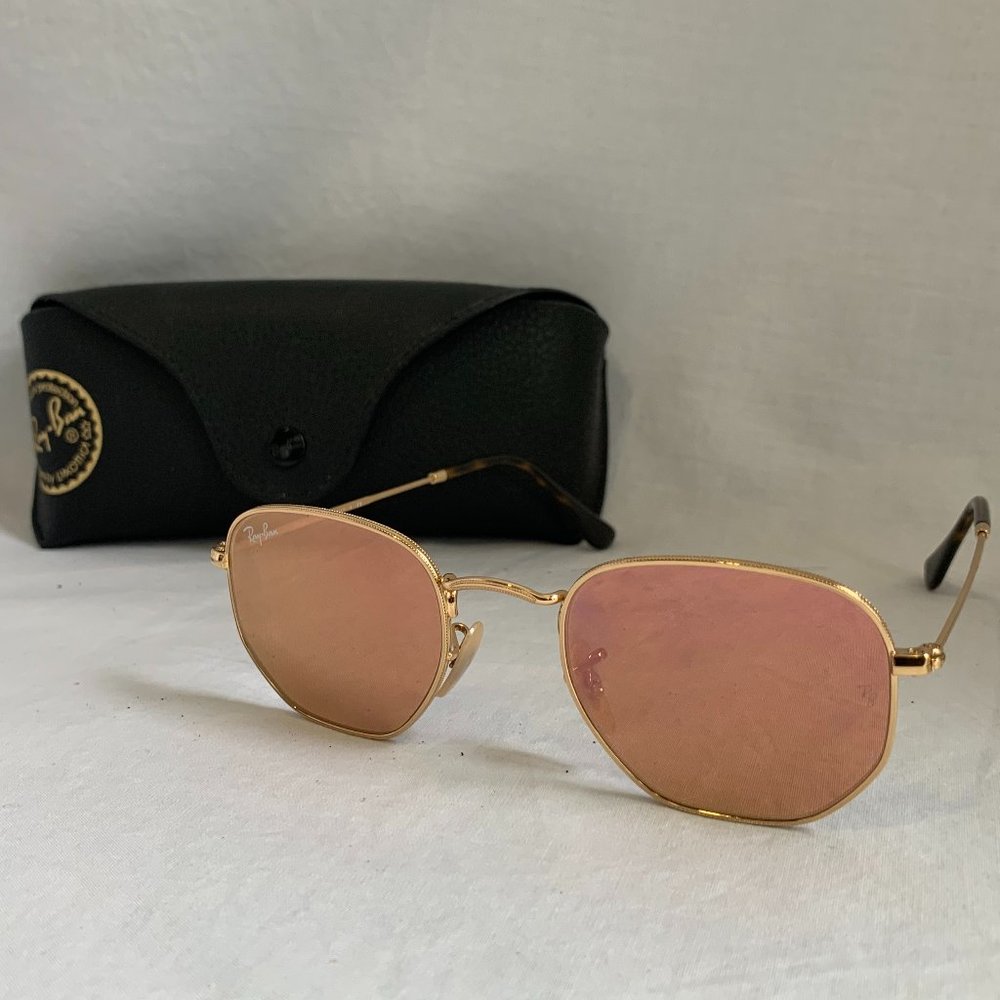 RAY-BAN Hexagonal Mirrored Lens